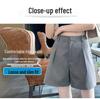 Women's Summer Black A-Line High Waist Casual Sport Shorts, 2023