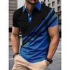 Summer Men Clothes Short Sleeve Lapel Golf Polo Shirt Men Business Casual Tops 100% Polyester