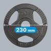 Cast Iron Weight Set 4X5Kg, 51Mm Hole, Plate With Rebel Handles