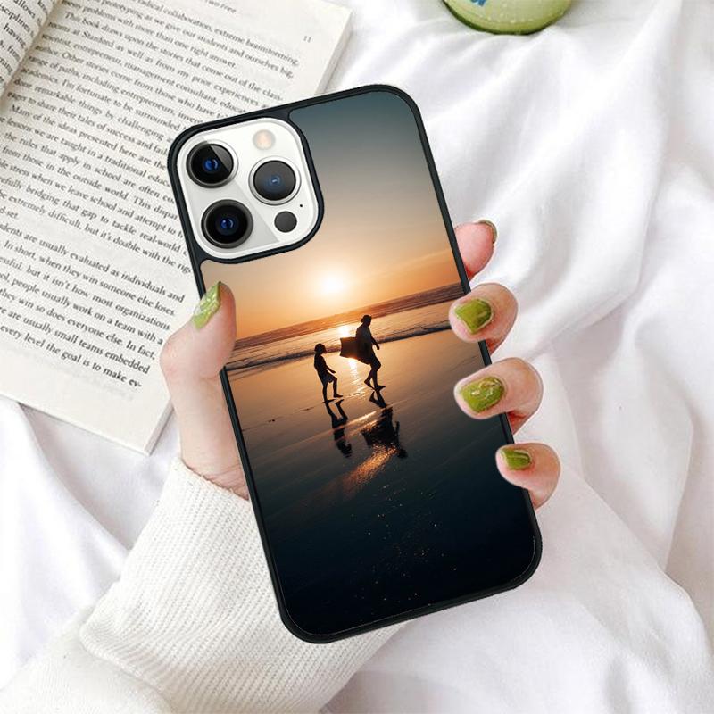 Extreme Sports Surfing Phone Case for iPhone 17 Air 16 Coque 15 14 12 13 PLUS 11 PRO MAX Back Cover Fundas Shell