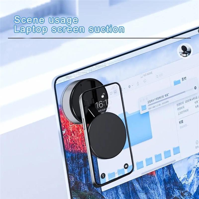 

24-Hour Delivery Vacuum Phone Holder Suction Cup Folding Car Phone Stand Navigation Stand For Iphone 12/13/14/15 Series Model чёрный