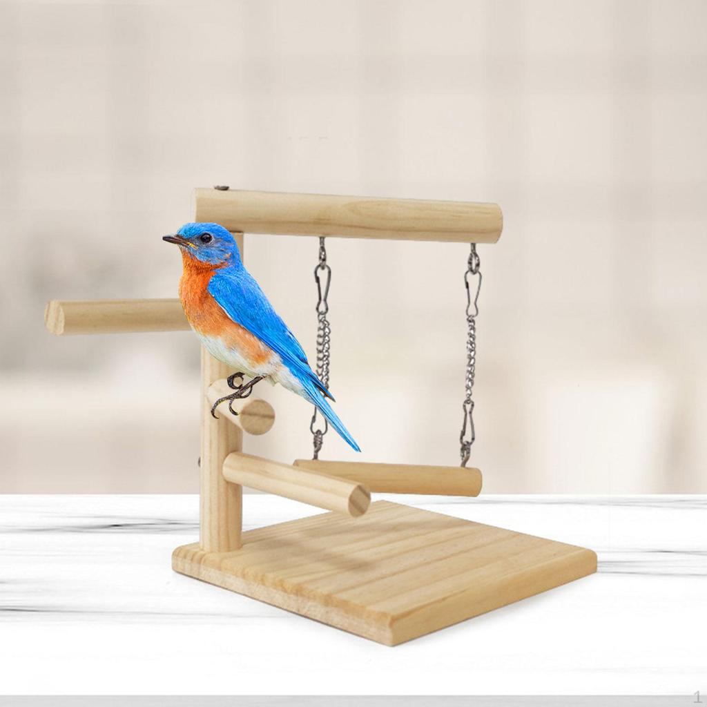 Bird Perch Stand for Small and Medium Birds - Flexible Convenient