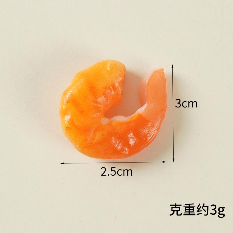 

10 шт. Имитация креветки Модель искусственной еды Высокая имитация креветки Реквизит для съемки Фотореквизит ПВХ креветка Имитация модели лобстера