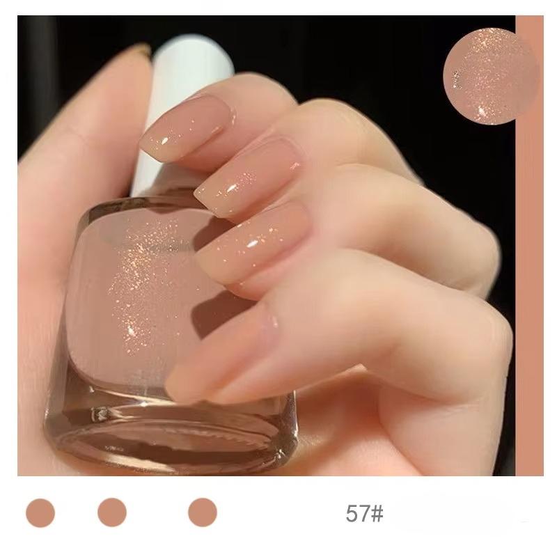 European and N Seal Color Bloom Print Neutral Nail Polish Tear-free and Bake-free Watercolor Nail Polish