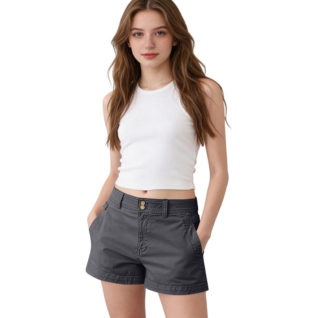 Damen-Shorts mit Taschen, Freizeit-Shorts