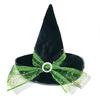 Movie Witches Witch Costume Accessories Witches Hat Green Gloves Tights Pantyhose for Halloween Carnivals Party 3/4Pcs/Set