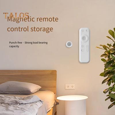 5/10Pcs Magnetic Remote Control Holder Self-Adhesive Wall Mount TV Air Conditioner Remote Control Organizer Hole-Free Home Office Remote Storage