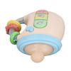 Baby Bottle Shape Teething Toys Soothing Sounds Lullaby Machine with Light and Music for Newborn Early Education