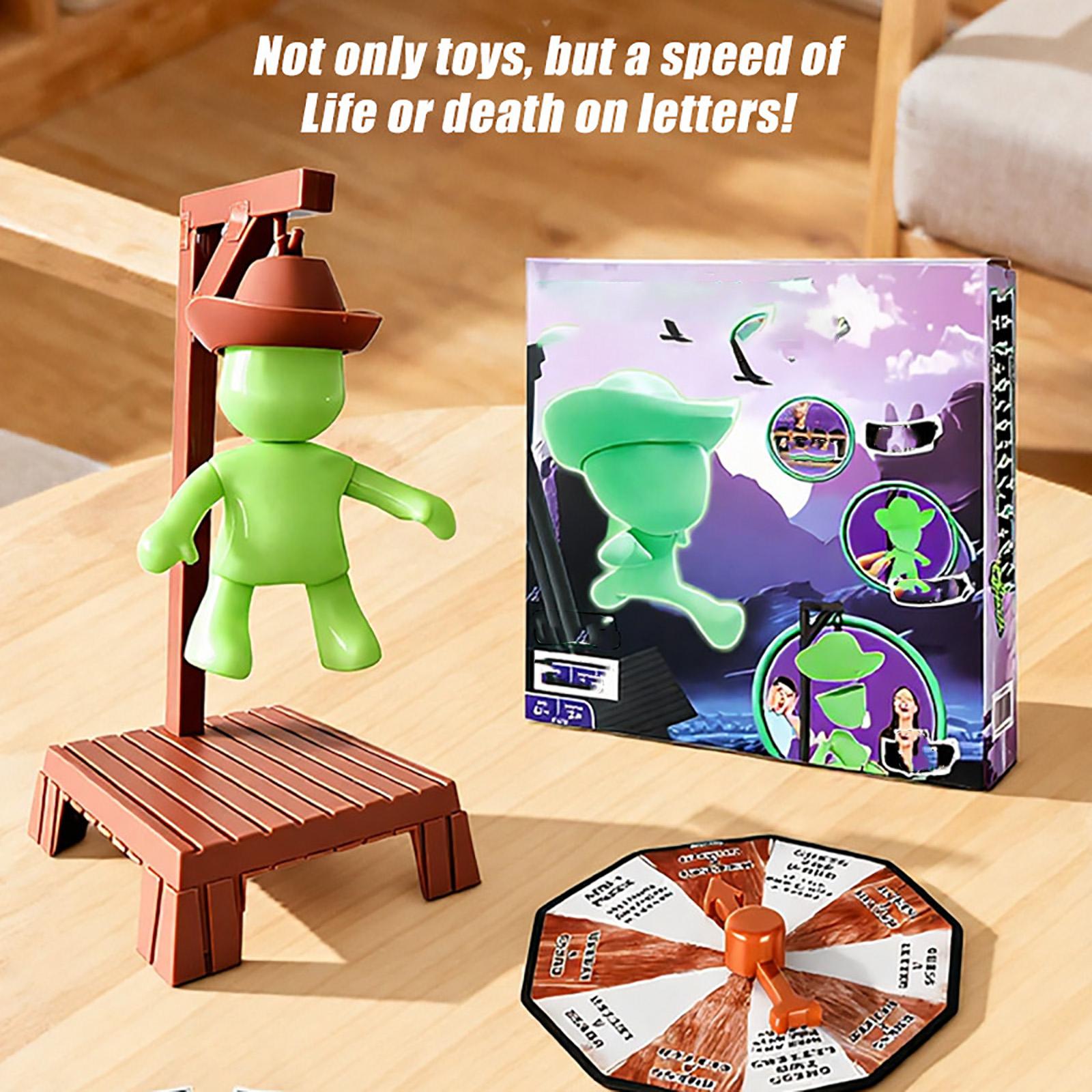 Magnetic Board Games Mystery Guessing Word Before Hank Falls Hanging With Doll Travel Table Game One Size