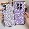 Case for Xiaomi Redmi Note 14 14C 12C 13C A4 A5 A3 13 Pro Plus 10 9 8 7 12 11 A1 K80 Phone Cover A2 K40 A1 Simple Chrysanthemum