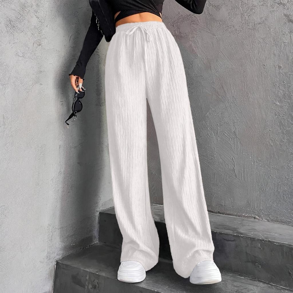 Women's Straight Pants Fashion Casual Pants Nine Point Harlan Pants