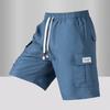 Men's Casual Pants, Loose Five Quarter Pants, Summer Men's Straight Leg Work Pants, Men's Shorts