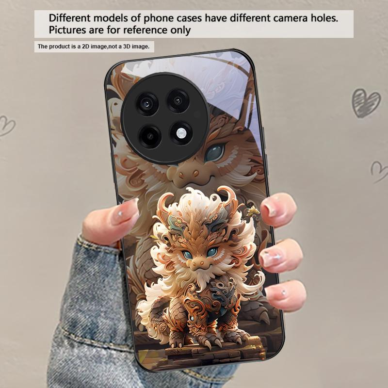 

Kirin with flowing hair For OnePlus Ace 2 3 2V 5 Pro Nord CE 2T 2 3 Lite N20 N30 6 7T 8 8T 9 10 Pro 11R 12R 13R Glass Phone Case OnePlus Ace 2V