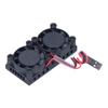 Cooling Fans for Raspberry Pi Heatsink Cooler Radiator ABS Low Noise for 3B 3B+ 4 4B