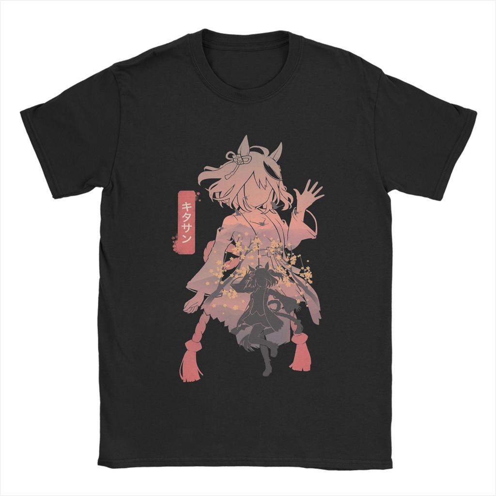 Silence Suzuka Uma Musume Anime T Shirts Unisex Cotton Funny TShirts O Neck  Tee Shirt Short Sleeve Clothes 6XL