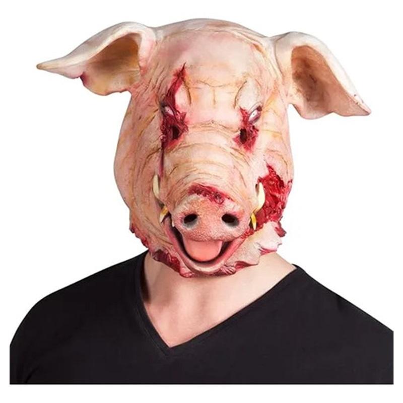 Bloody Pig Latex Head Mask