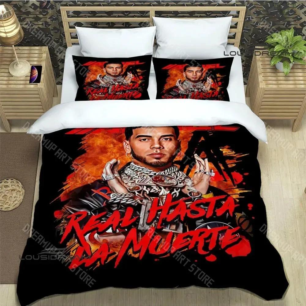 3D Print Rapper Anuel AA printed Bedding Sets exquisite bed supplies set duvet cover bed comforter set bedding set luxury
