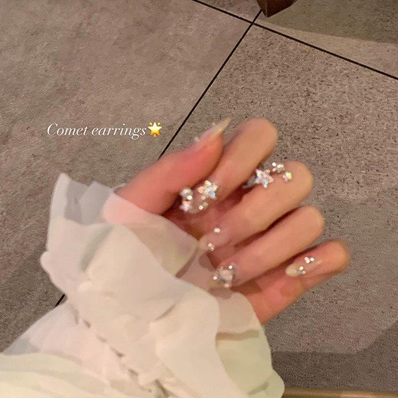 Silver Needle Pearl Zircon Earrings Women's High-end Sense Niche Temperament Cold Wind Mori Earrings Ear Jewelry