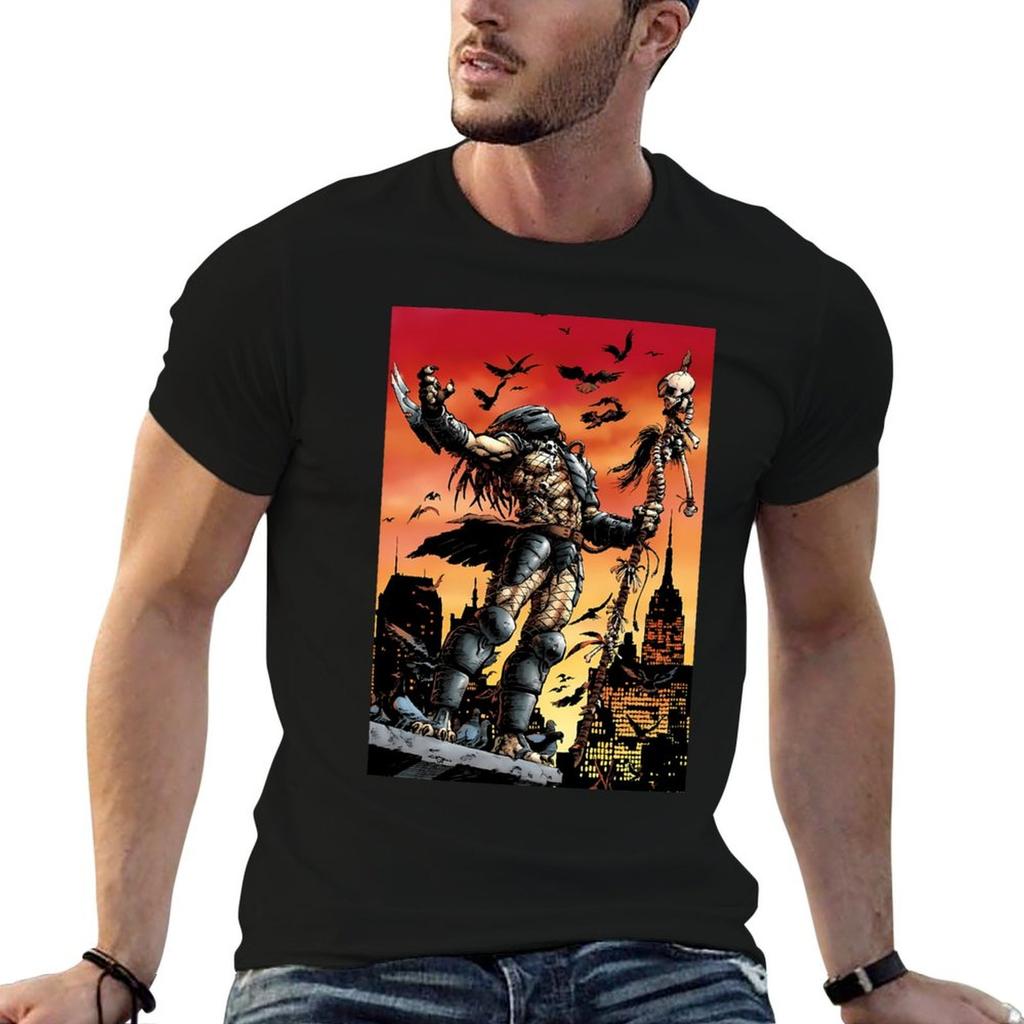 predator comic concrete jungle yautja new york hunt alien prey dark horse bad blood honor code hunters TShirt