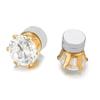 2 Pezzi Clip per Orecchie Magnetiche Orecchini a Bottone Senza Foratura Magnete Forte Finto Piercing Gioielli per Donna Uomo Clip per Orecchie per Bambini Ragazze