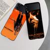 Halloween The Curse Of Michael Myers Horror Movie Case for Samsung Galaxy Z Flip 6 Flip 5 4 3 5G Black Cell Phone Cover Samsu