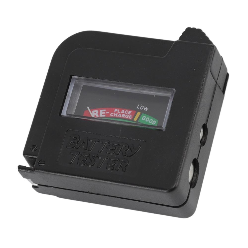 Black Battery Capacity Tester ABS Battery Charge Checker Small Battery Volt Tester