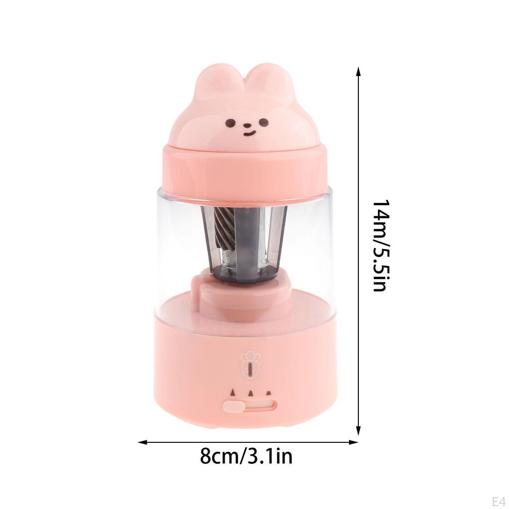 Semi Auto Electric Pencil Sharpener Cutter Stationery for Primary School