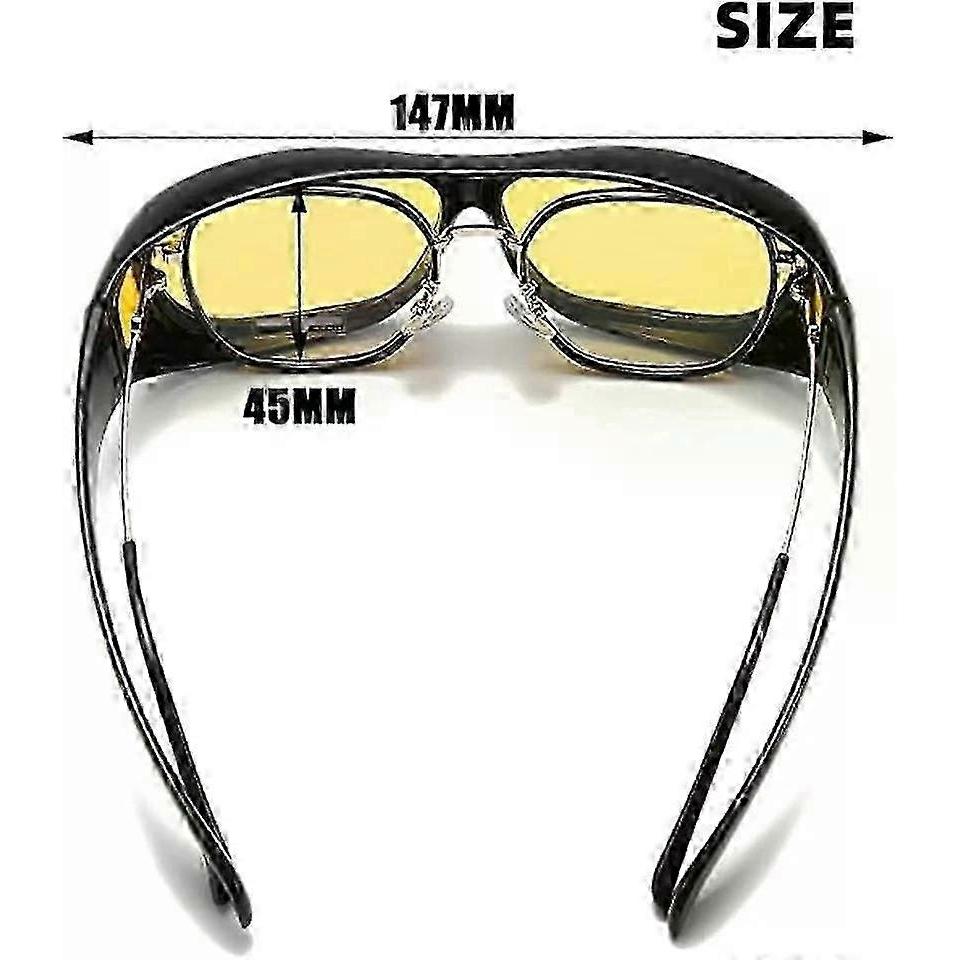 Macular Degeneration and Glaucoma Vision Support Glasses for Men and Women, with Anti-Glare, UV Protection