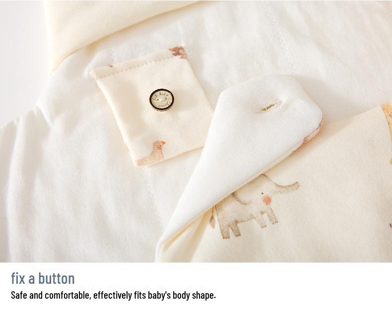 Newborn Anti-Startle Swaddle: Thin Cotton Zipper Blanket, Anti-Kick Quilt for Spring/Autumn.