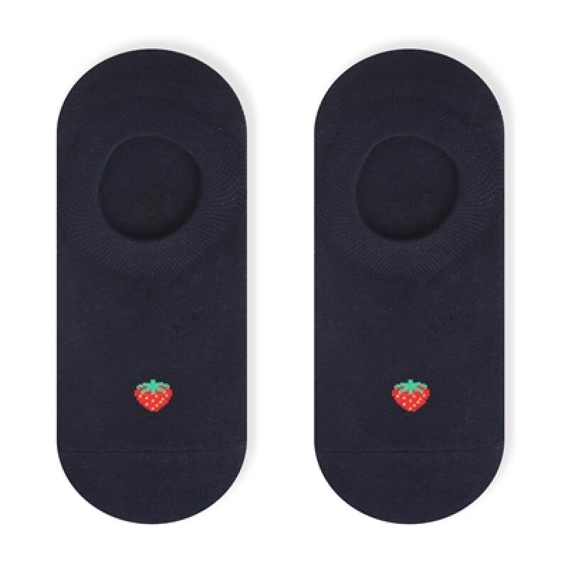 Middle Fake - Navy (Strawberry)