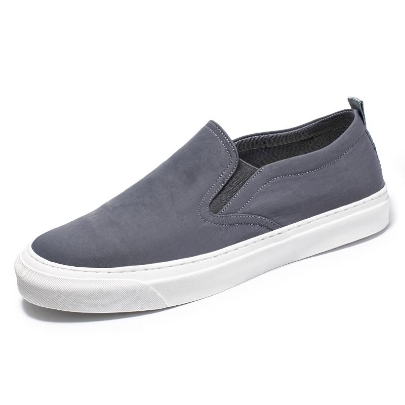 

Мужская вулканизированная обувь, легкая парусиновая обувь, новая модная мужская повседневная обувь, дышащая обувь для ходьбы, удобные мокасины, мягкие кроссовки 46 серый