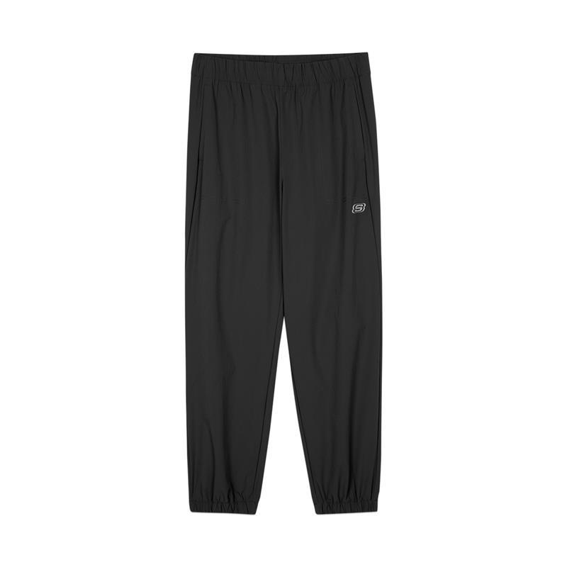 Skechers Logo Comfortable Breathable Lightweight Soft Casual Pants Men Bottoms Carbon-Black L223M115-0018 L