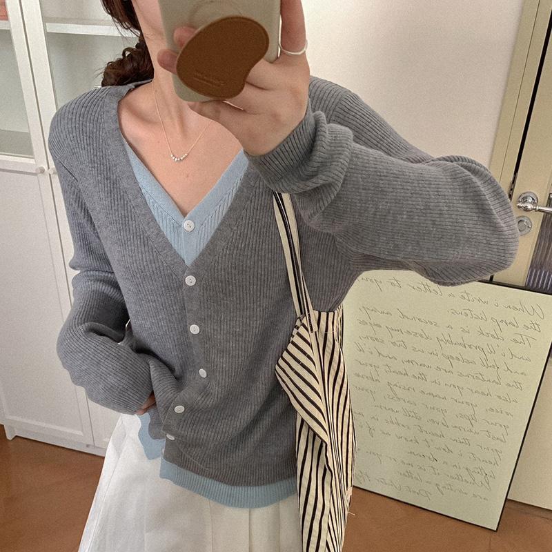 

Женский легкий кардиган из 50% шерсти и 50% шелка Mulberry — универсальный трикотаж на все 4 сезона для комфорта и стиля в любое время года L темно-серого