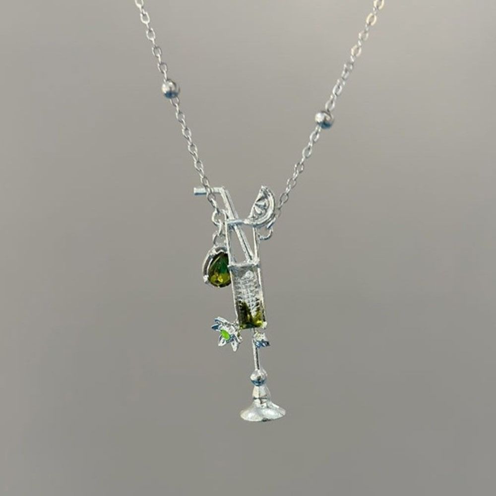 Geometric Necklace Water Drop Neck Chain New Pendant Necklace Daily Wear
