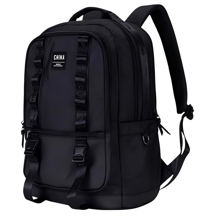 New Anta Fabric Backpack Unisex Black 192437152-1