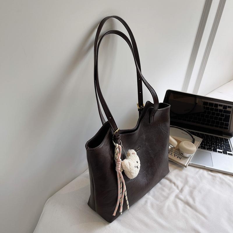 PU Tragetasche Damen Große Kapazität Schultertasche Unterarmtasche