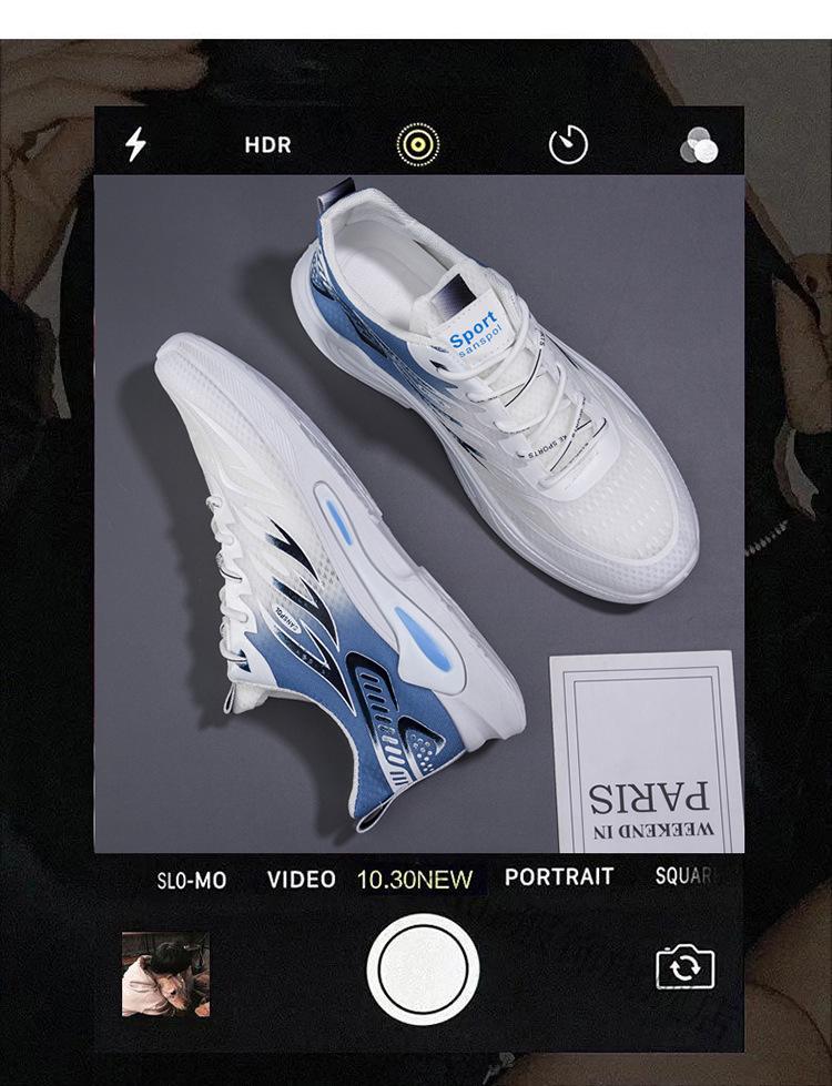 Men's Summer 2025 Mesh Breathable Casual Running Shoes - Soft, Versatile, and Comfortable.