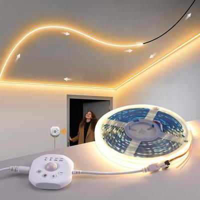Bewegungsaktiviertes LED-Streifenlicht für Pferderennen 24V WS2811 Laufendes Wasser fließendes Licht 5M 10M PIR Bewegungssensor Nachtlampe für Treppe Heimdekoration