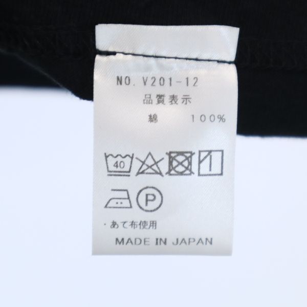 unused VAST222 20ss FIRE Print Short sleeve T-shirt 2 black Rubber soul Men's Used