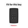 Car Key Case Cover 4 Buttons TPU Auto Shell Fob Keyless Protector For Renault Talisman Espace Koleos Kadjar Captur Megane Clio