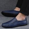 Golden Sapling Classics Mens Soft Leather Moccasins Black Loafers Male Business Leisure Boat Shoes Outdoor Daily Walking Shoe