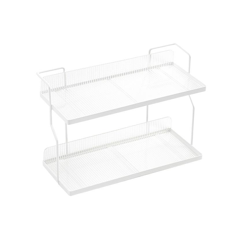 Durable Kitchen Rack Seasoning Rack Household Countertop Multifunctional Seasoning Multi-layer Storage Rack double layer
