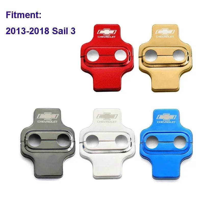4pcs Car Door Lock Protector Cover Sticker for Chevrolet Cruze Silverado Traverse Spark Equinox Malibu Captive Aveo Sonic Onix