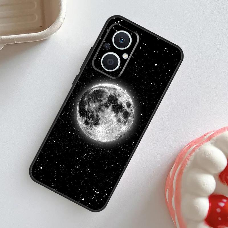 Moon Stars Space Case For OPPO Reno 11F 8T 4Z 5Z 4 6 7 8 5 Lite 10 Pro OPPO Find X2 X3 Lite X5 X6 Pro Cover