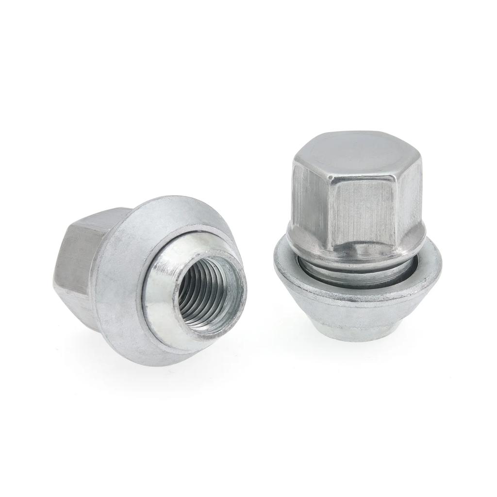 1 Piece M12 X 1.5 19MM Alloy Wheel Lug Nuts Chrome Hex Bolts Flexible For Ford Focus MK1 MK2 MK3 K14844 Car Accessories