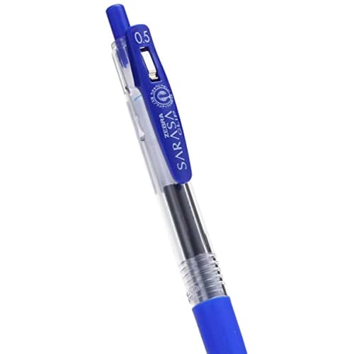 Zebra gel ballpoint pen Sarasa clip 0.5 blue 10 pieces B-JJ15-BL