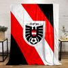 Austrian Soccer Emblem Blanket Print Blanket Soft and Cozy Perfect for the Living Room Bed Sofa or a Nap,gift