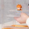 Fuji Boeki Collection Case, Acrylic Case, Figure Case, 30cm Wide x 17.6cm Deep x 23.3cm High, 3 Tiers, Yellow, Product Number 29028