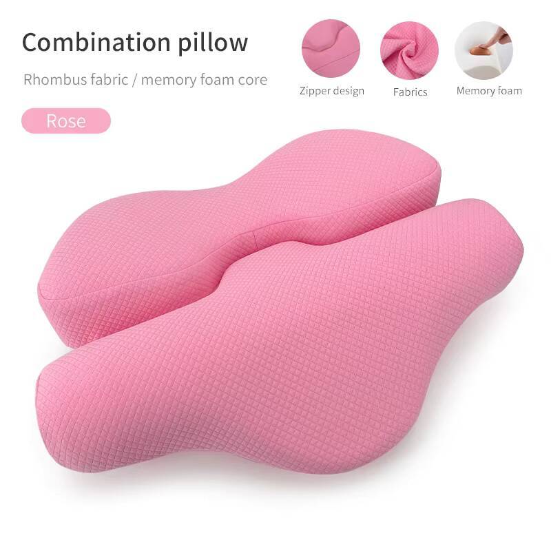 Neck Pain Relief Sleep Cervical Bed Memory Foam Pillow Memory Foam Pillow for Side Sleepers Ergonomic Orthopedic Bed Relief