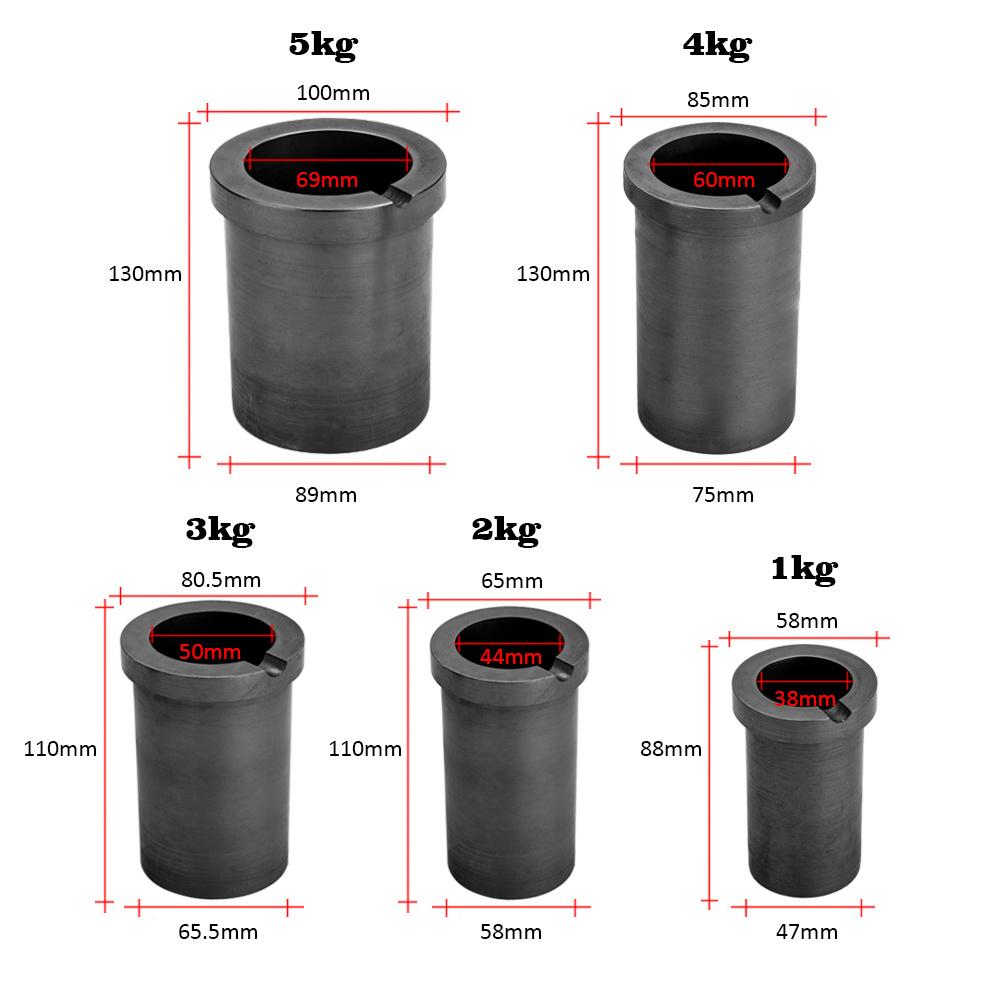 High-purity Melting Graphite Crucible for High-temperature Gold and Silver Metal Smelting Tools
